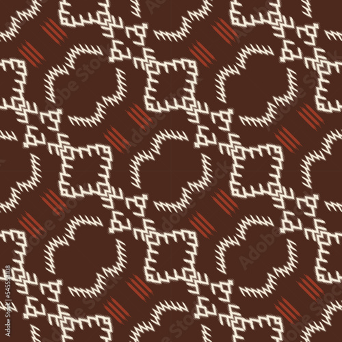 Ikat flowers tribal color Seamless Pattern. Ethnic Geometric Batik Ikkat Digital vector textile Design for Prints Fabric saree Mughal brush symbol Swaths texture Kurti Kurtis Kurtas