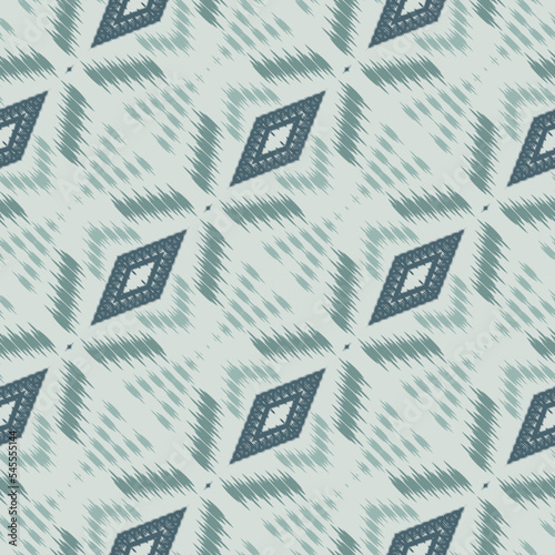 Ikat print tribal backgrounds Seamless Pattern. Ethnic Geometric Batik Ikkat Digital vector textile Design for Prints Fabric saree Mughal brush symbol Swaths texture Kurti Kurtis Kurtas