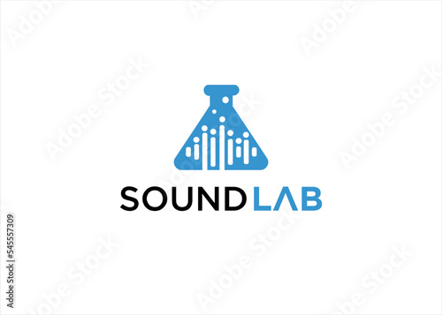 music lab studio logo design