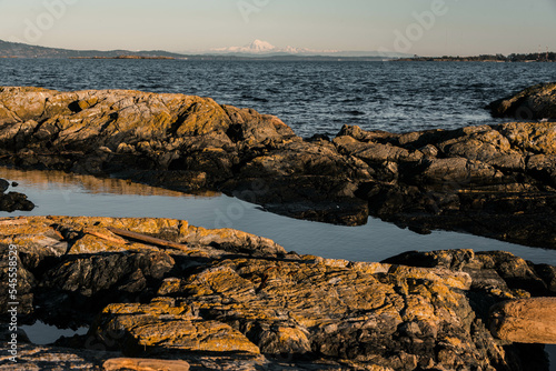 boulders on the shore