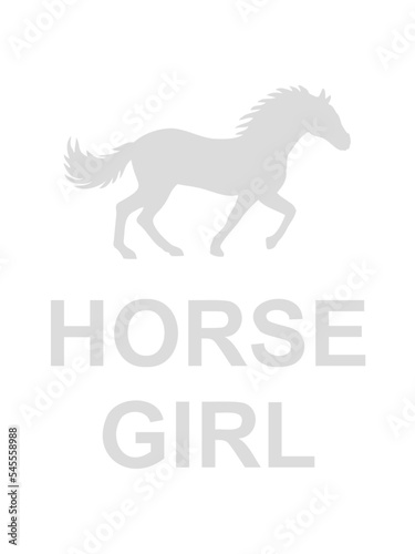 horse girl Zitat Spruch 