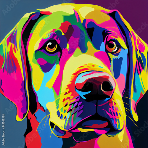 Pop Art Labrador