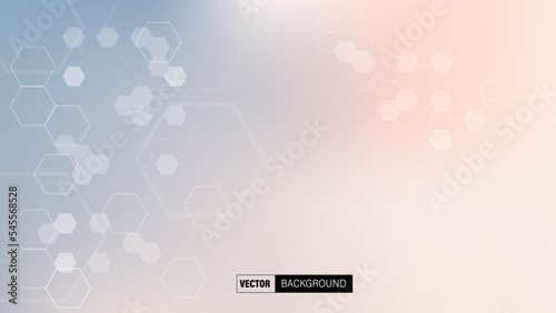 Modern medical technology digital blocks abstract background. Vector illustration.