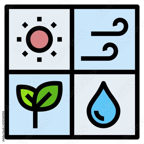 alternative filled outline style icon