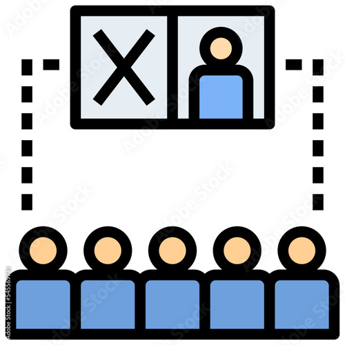 citizen filled outline style icon