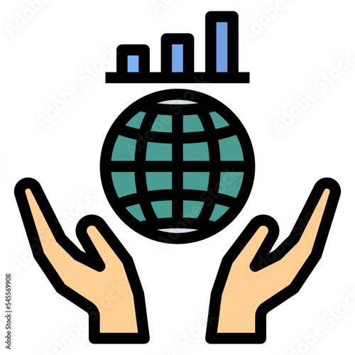creation filled outline style icon