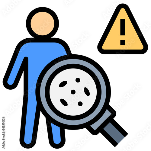 detect filled outline style icon