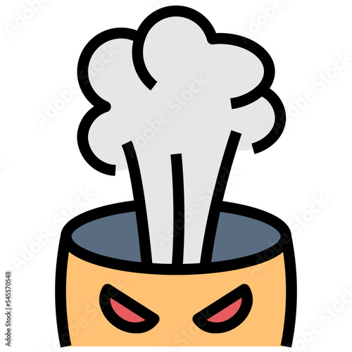 hothead filled outline style icon