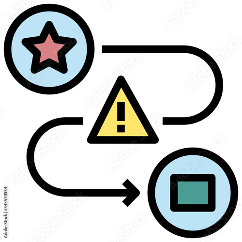 miscommunication filled outline style icon