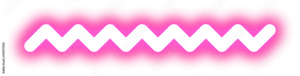 Pink Neon Line Border Vector Illustration Pink Neon Line Border Vector Illustration