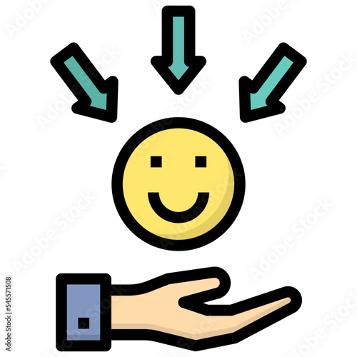 receiver filled outline style icon