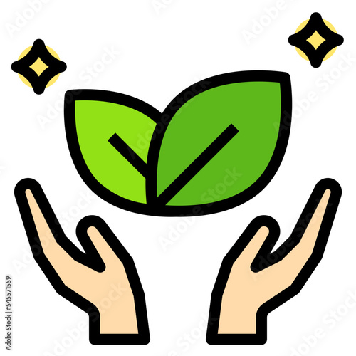 resource filled outline style icon