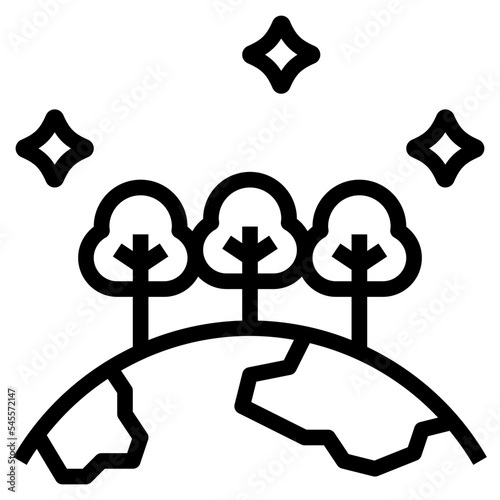 abundance outline style icon