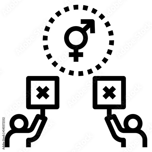anti outline style icon