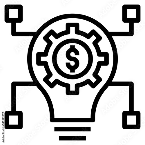 arose outline style icon