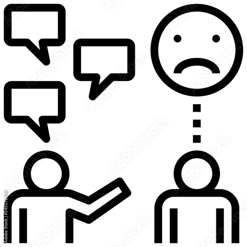 conversational outline style icon
