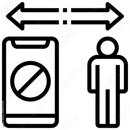 digital outline style icon