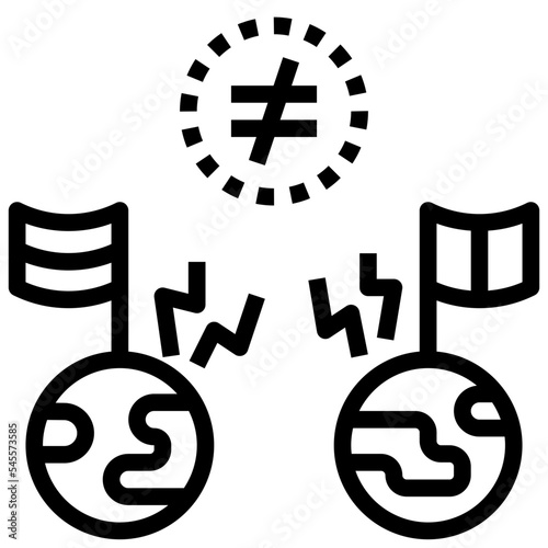 enemie outline style icon