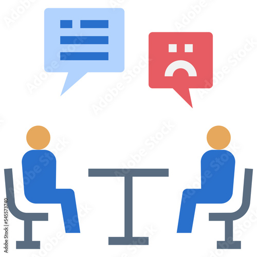 advice flat style icon