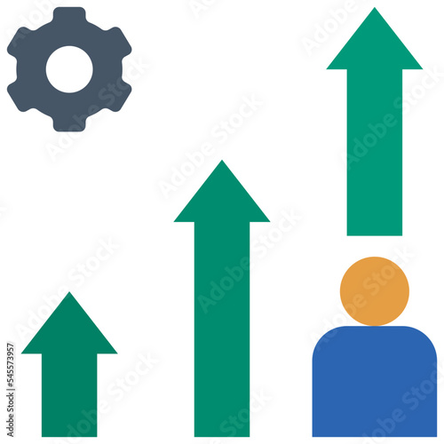 behavior flat style icon