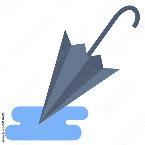 closed flat style icon