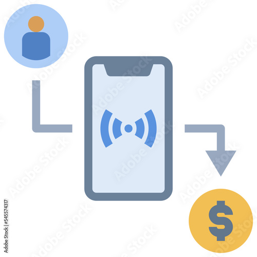 content flat style icon