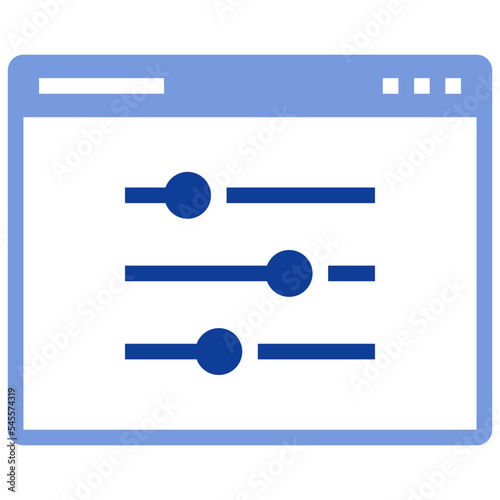 control flat style icon