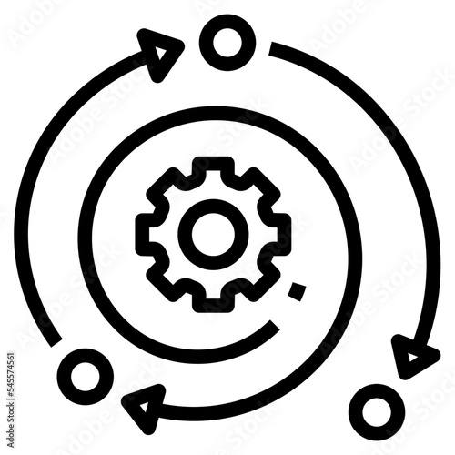 impact outline style icon