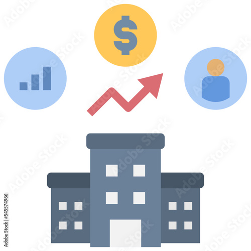 erp flat style icon