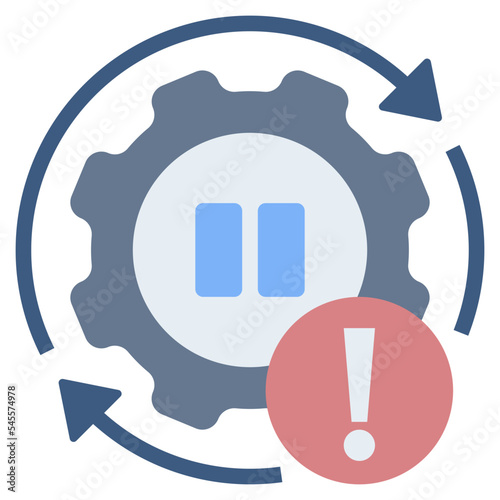 error flat style icon