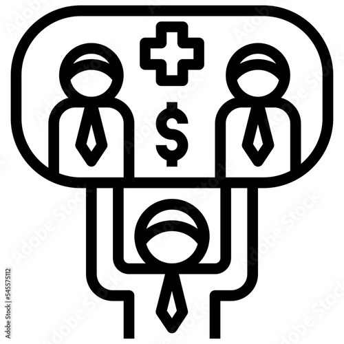liable outline style icon
