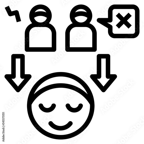 listener outline style icon