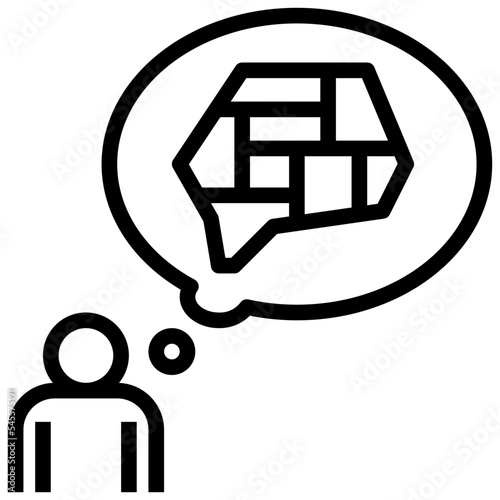 logical outline style icon