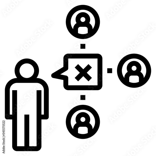 misleading outline style icon