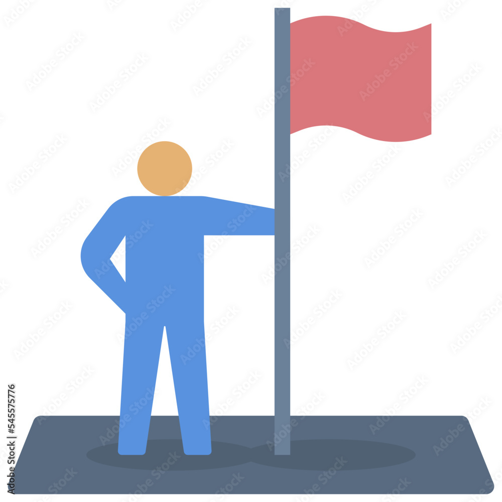 leadership flat style icon leadership flat style icon