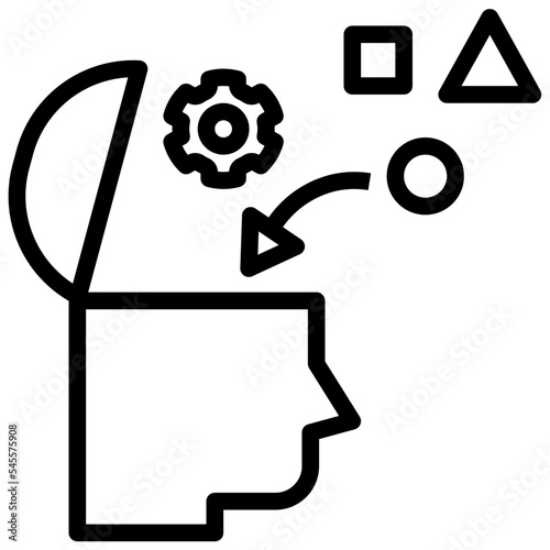 Valokuva openness outline style icon