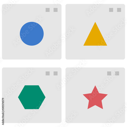 platform flat style icon