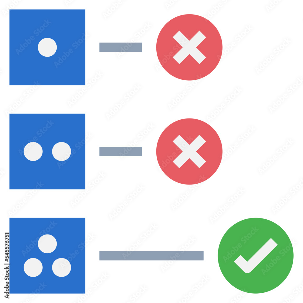 Obraz premium problem flat style icon