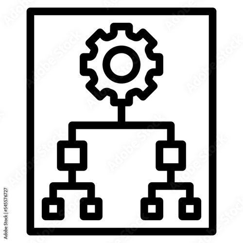 principle outline style icon