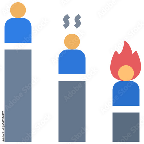 ranking flat style icon