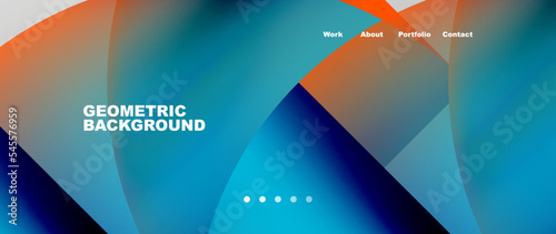 Circles and round elements abstract background design for wallpaper, banner, background, landing page, wall art, invitation, prints