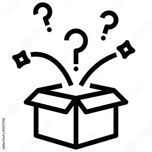 random outline style icon