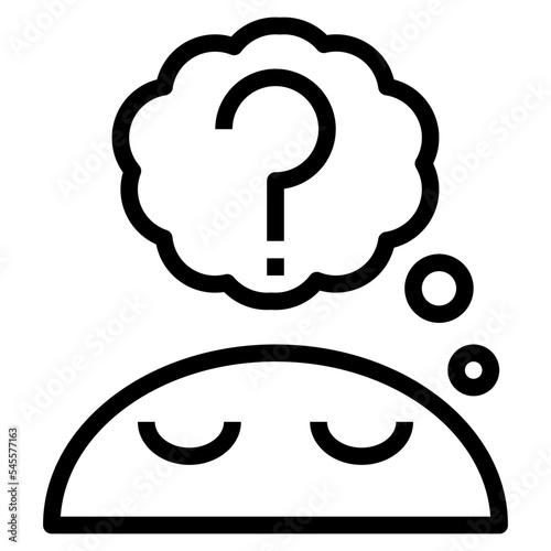 rather outline style icon