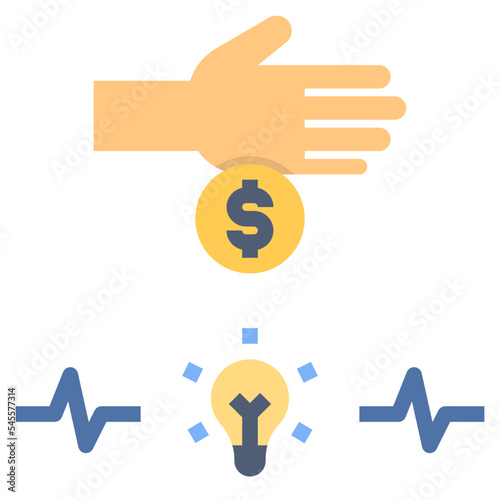 shareholder flat style icon