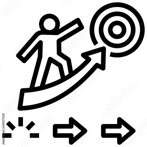 renewal outline style icon