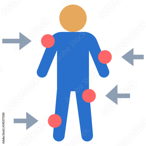 specific flat style icon