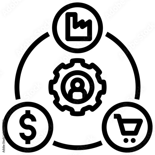 secondary outline style icon