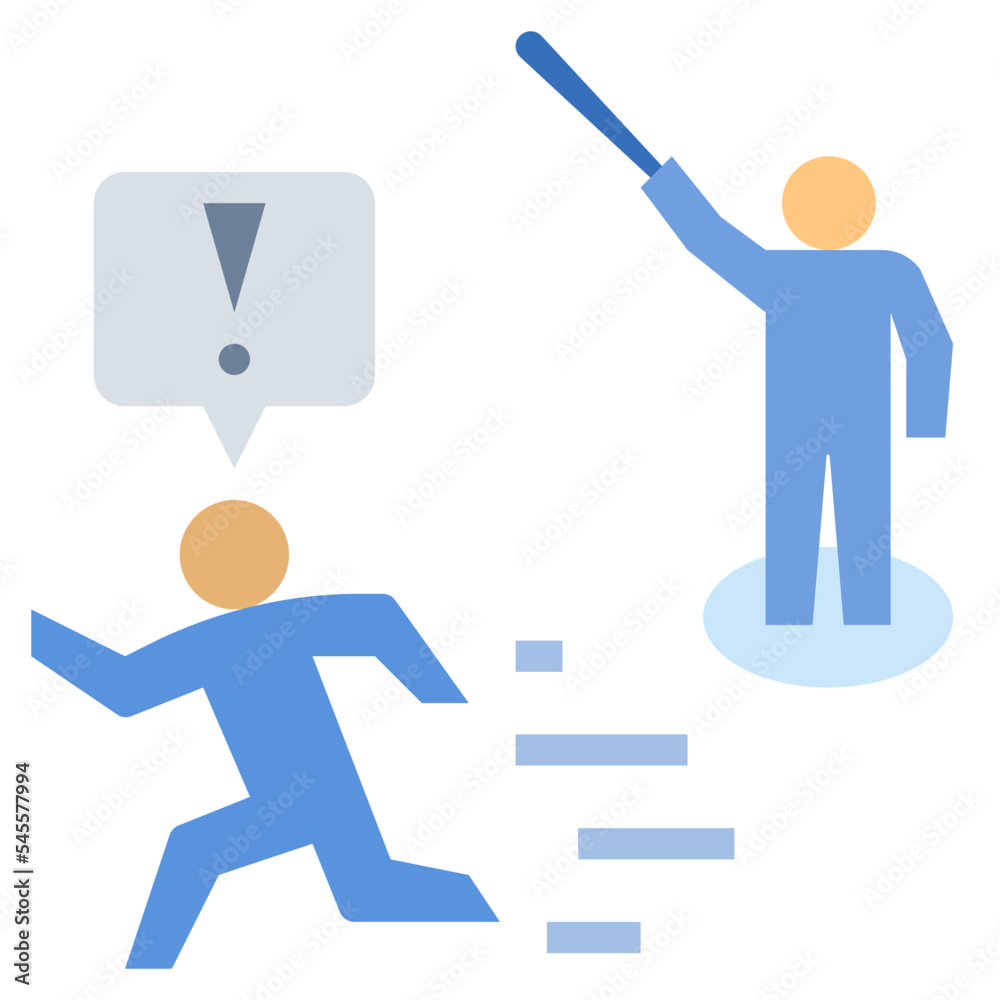 violation flat style icon violation flat style icon