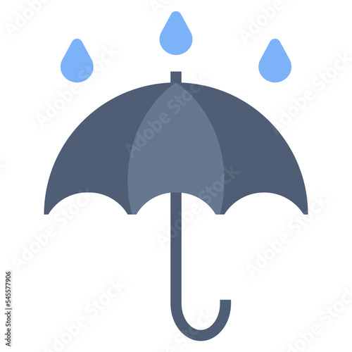 umbrella flat style icon
