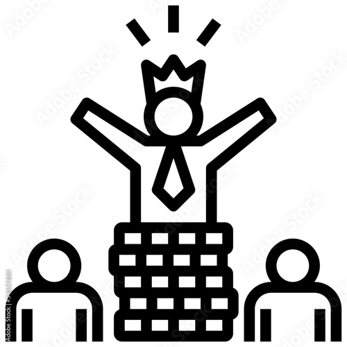 status outline style icon